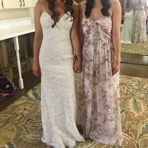 Jenny Yoo Floral Maxi Dress